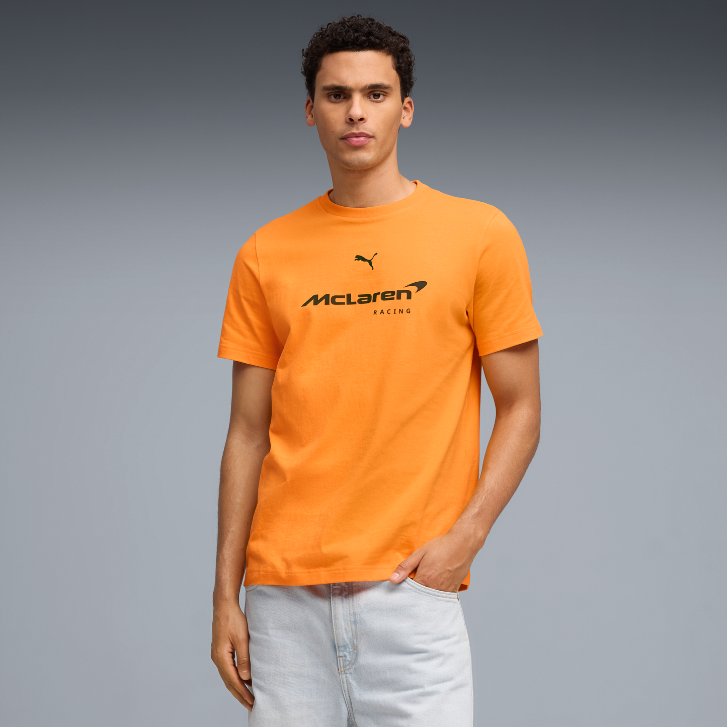 McLaren Large Logo Papaya Tee